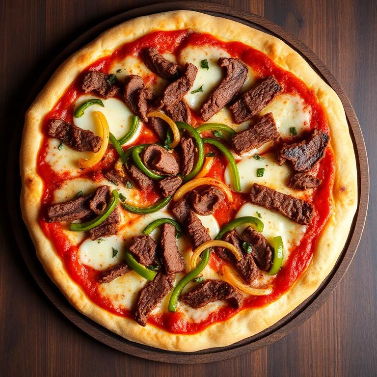 Philly Cheese Steak Pizza — Pizza at GORDON Pizza, New Castle DE